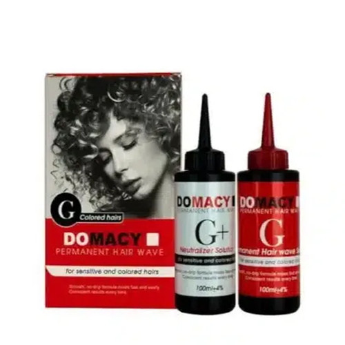 مواد فر کننده موی رنگ شده و حساس دوماسی Domacy Permanent Hair Wave For Colored Hairs 100Ml